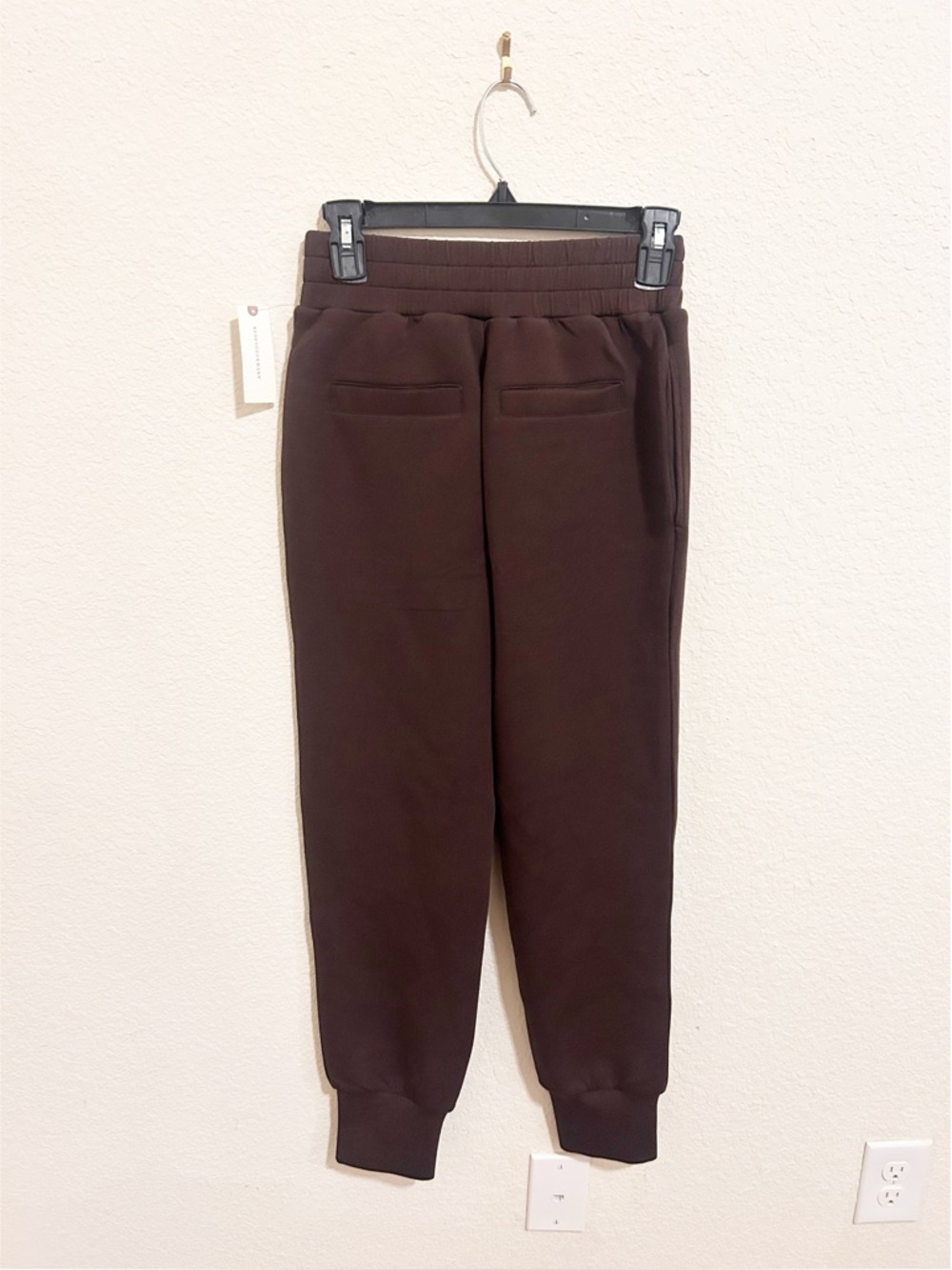 NWT Varley The Slim Cuff Pants 27.5" Coffee Bean - Picture 6 of 7